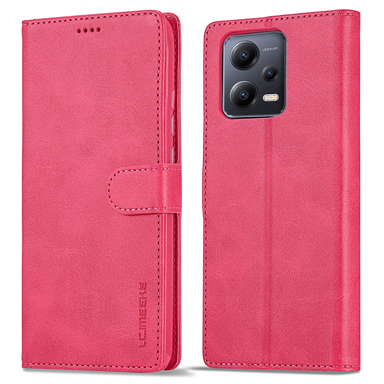 LC.IMEEKE For Xiaomi Redmi Note 12 Pro 5G Protective Phone Case Calf Texture Wallet Stand Leather Anti-fall Phone Cover LC.IMEEKE For Xiaomi Redmi Note 12 Pro 5G Protective Phone Case Calf Texture Wallet Stand Leather Anti-fall Phone Cover